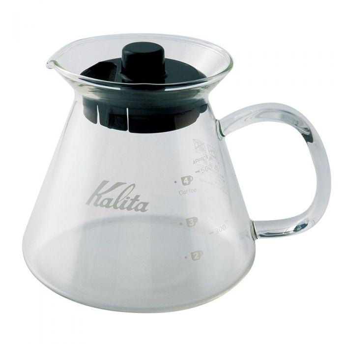 Kalita Wave Glass Server 500 mL by Bean & Bean Coffee Roasters