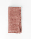 Stone Washed Linen Dinner Napkins by Creative Women