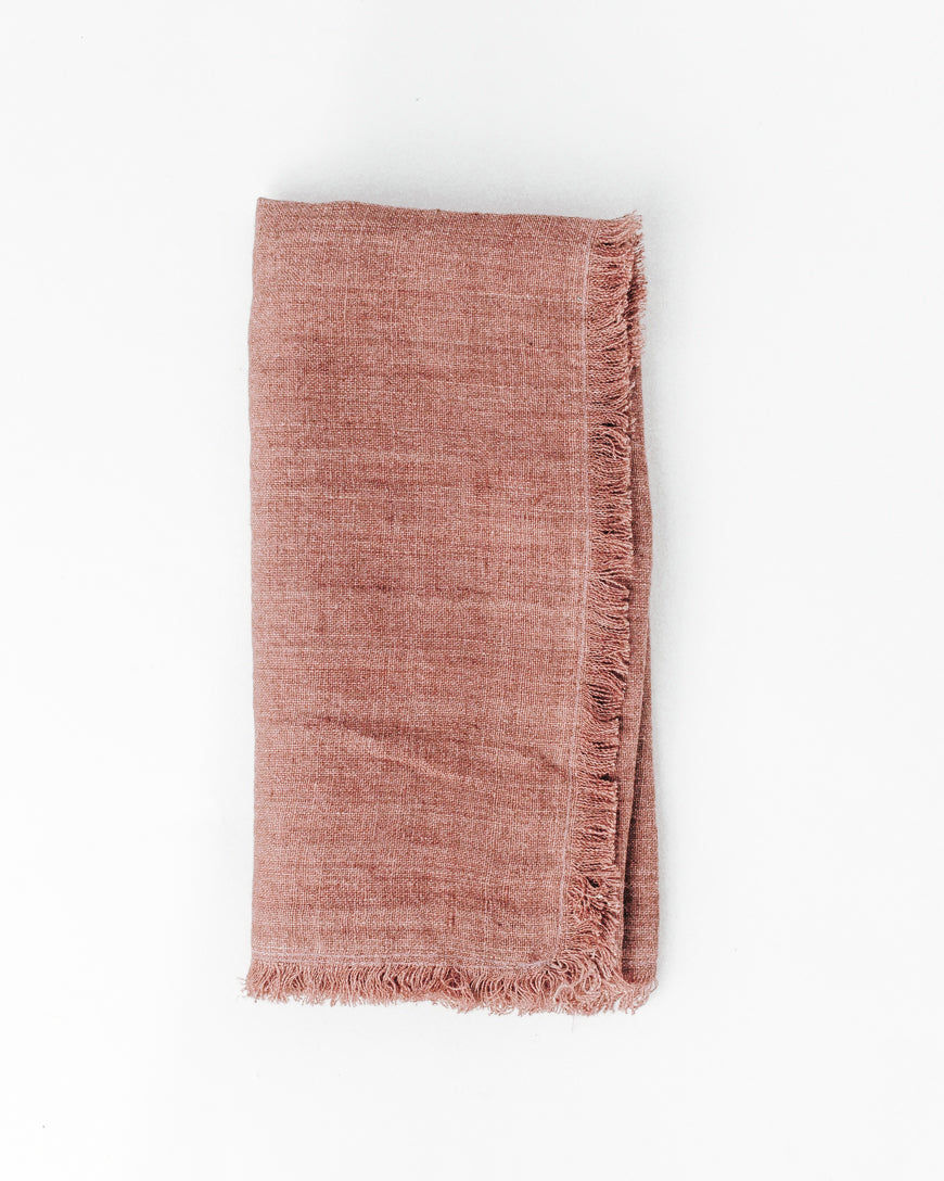 Stone Washed Linen Dinner Napkins by Creative Women