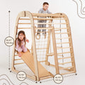 Indoor Wooden Playground for Children - 6in1 Playground + Swings Set + Slide Board by Goodevas