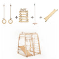 Indoor Wooden Playground for Children - 6in1 Playground + Swings Set + Slide Board by Goodevas