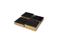 Nero Marquina & Brass Coffee Table by Mode-De-Vie