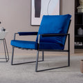 Modern Relax Single Arms Chair With Velvet Cushion by Blak Hom