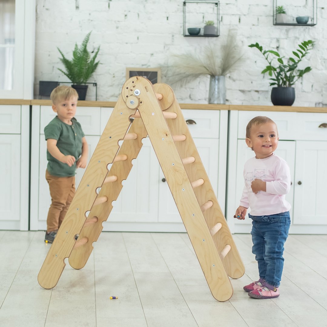 Montessori Triangle Ladder - Handmade Climber for Kids 1-7 y.o. by Goodevas