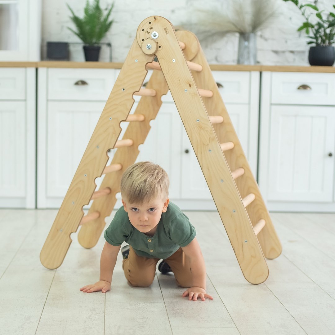 Montessori Triangle Ladder - Handmade Climber for Kids 1-7 y.o. by Goodevas