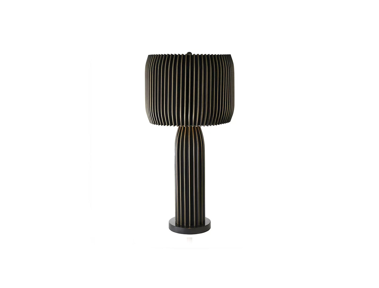 Reeded Steel Lamp by Mode-De-Vie