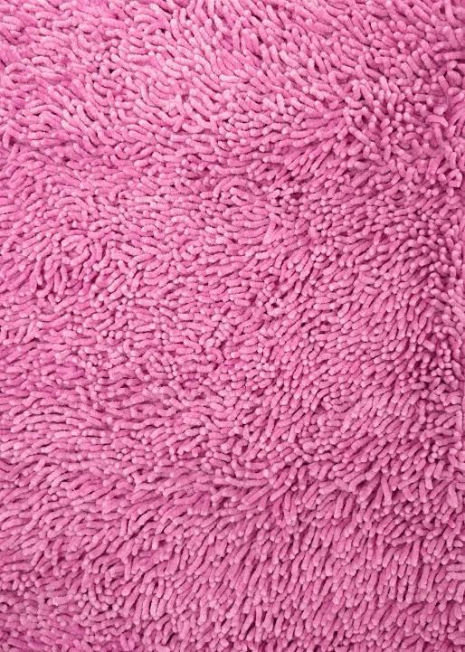 DaDa Bedding Fuchsia Magenta Pink Shaggy Soft Chenille Noodle Carpet Rug Bath Mat by DaDa Bedding Collection