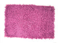 DaDa Bedding Fuchsia Magenta Pink Shaggy Soft Chenille Noodle Carpet Rug Bath Mat by DaDa Bedding Collection