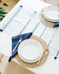 Ribbons Cotton Table Runner by Creative Women