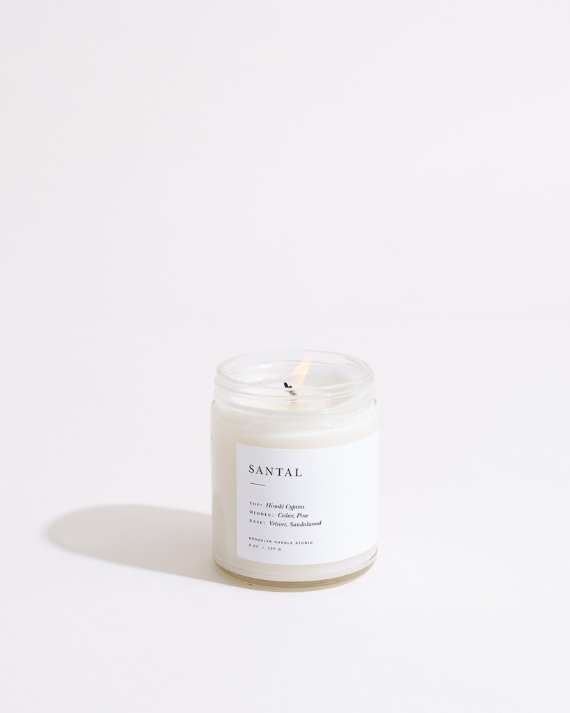 Santal Minimalist Candle by Brooklyn Candle Studio