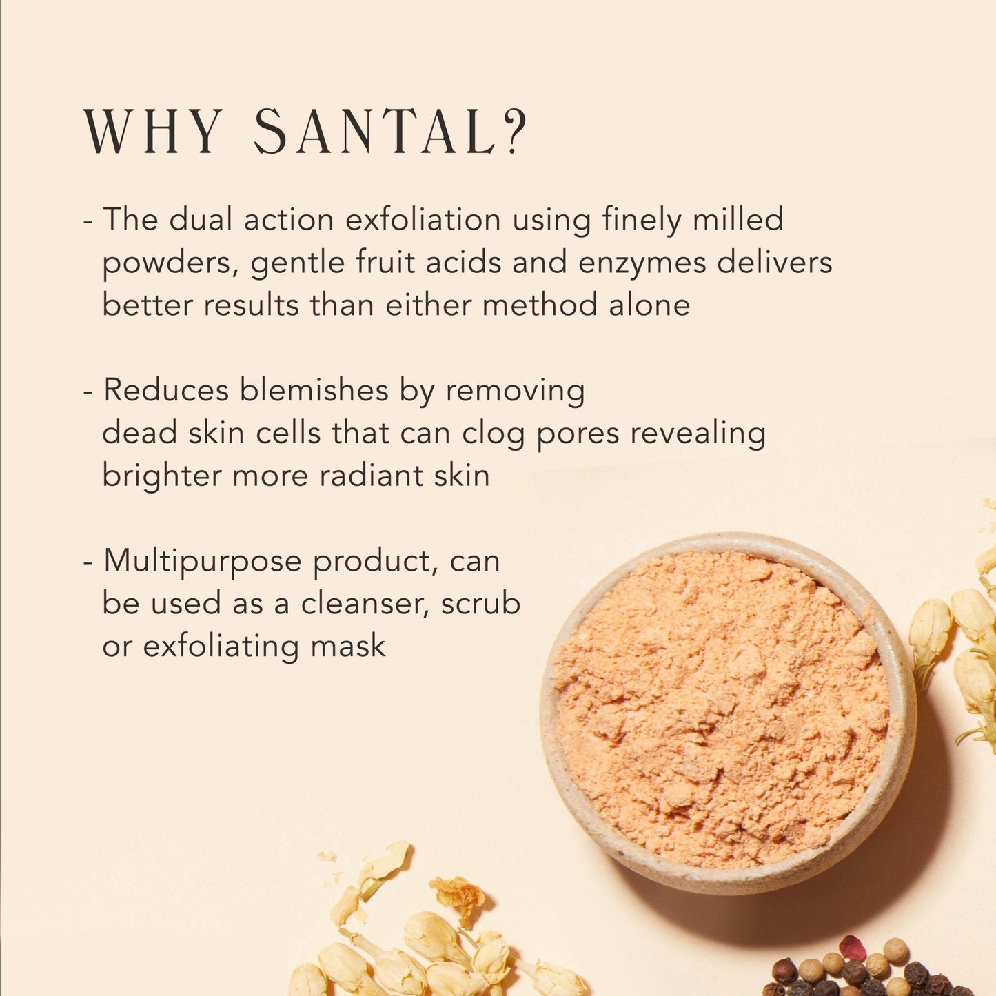 SANTAL | Dual-Action Enzyme Cleansing Powder by M.S. Skincare