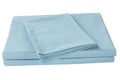 DaDa Bedding Soothing SeaFoam Sky Blue Cotton Fitted Bed Sheet w/Pillow Cases (JHW604) by DaDa Bedding Collection