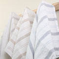 Striped Kitchen Towel by Beflax Linen