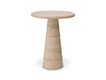 Travertine Side Table by Mode-De-Vie