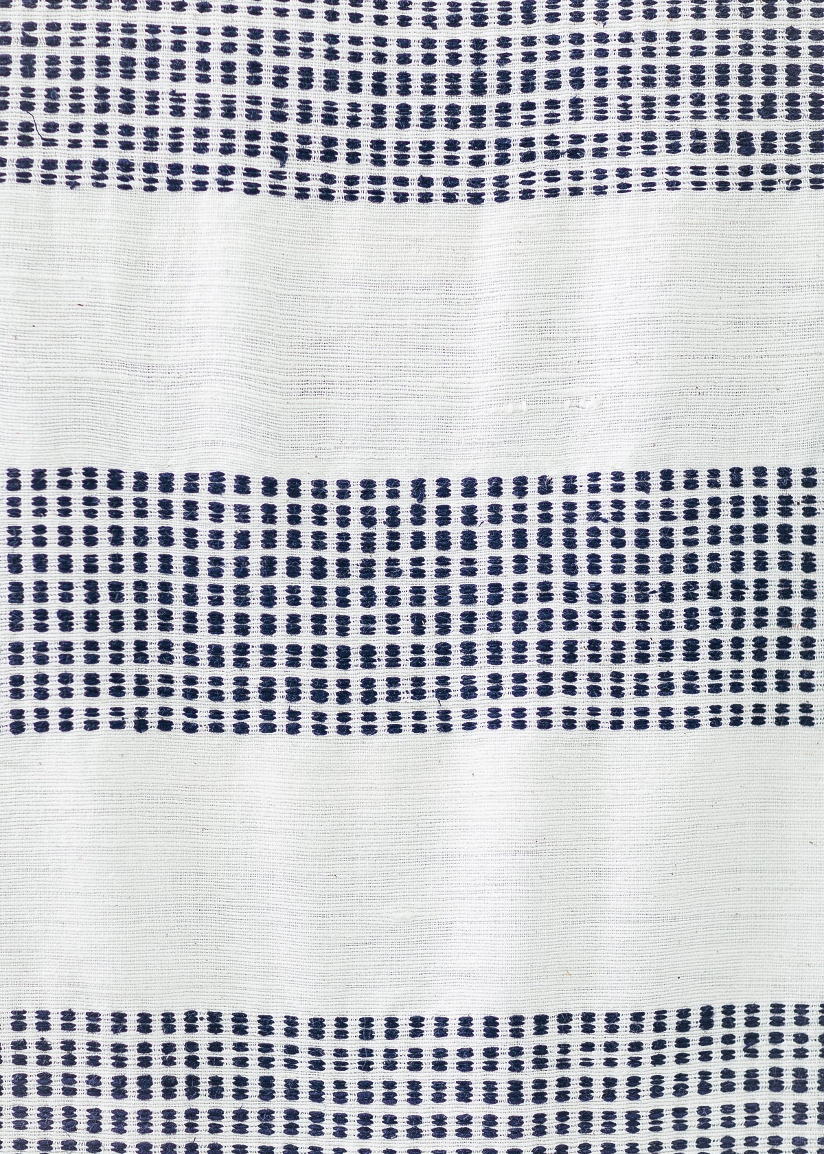 Dots Fabric Yardage - Natural with Navy by Creative Women